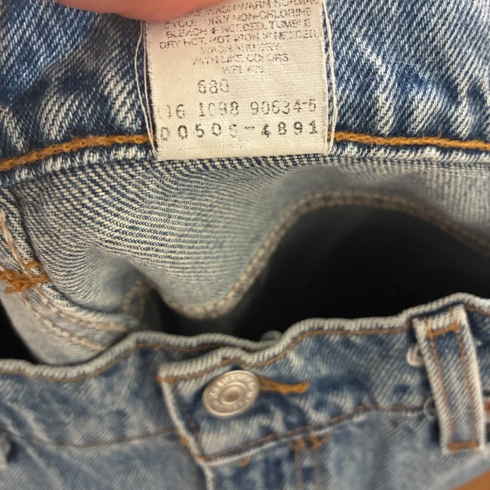 Vtg 90s Levis 505 Jeans Mens 34x30 (Fits 32x30) Distressed Straight‎ Fit Pants